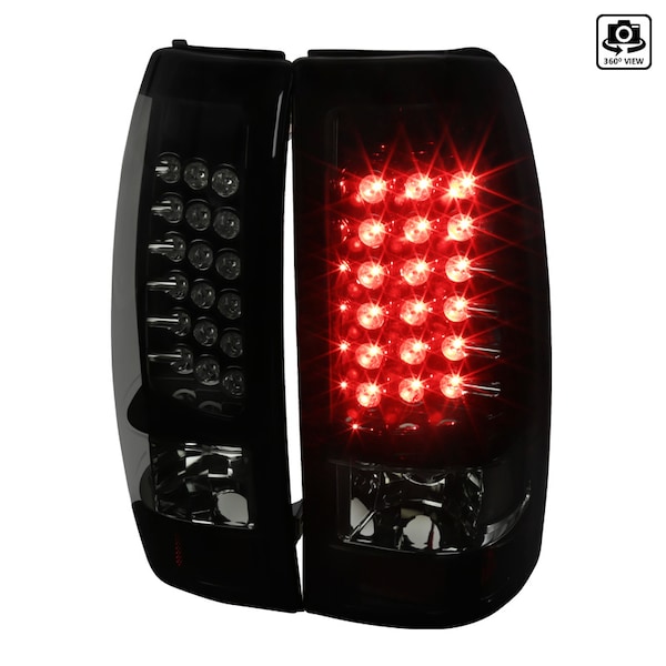 Spec-D Tuning 99-02 Chevrolet Silverado LED Tail Lights, LT-SIV99BBLED-TM LT-SIV99BBLED-TM - main